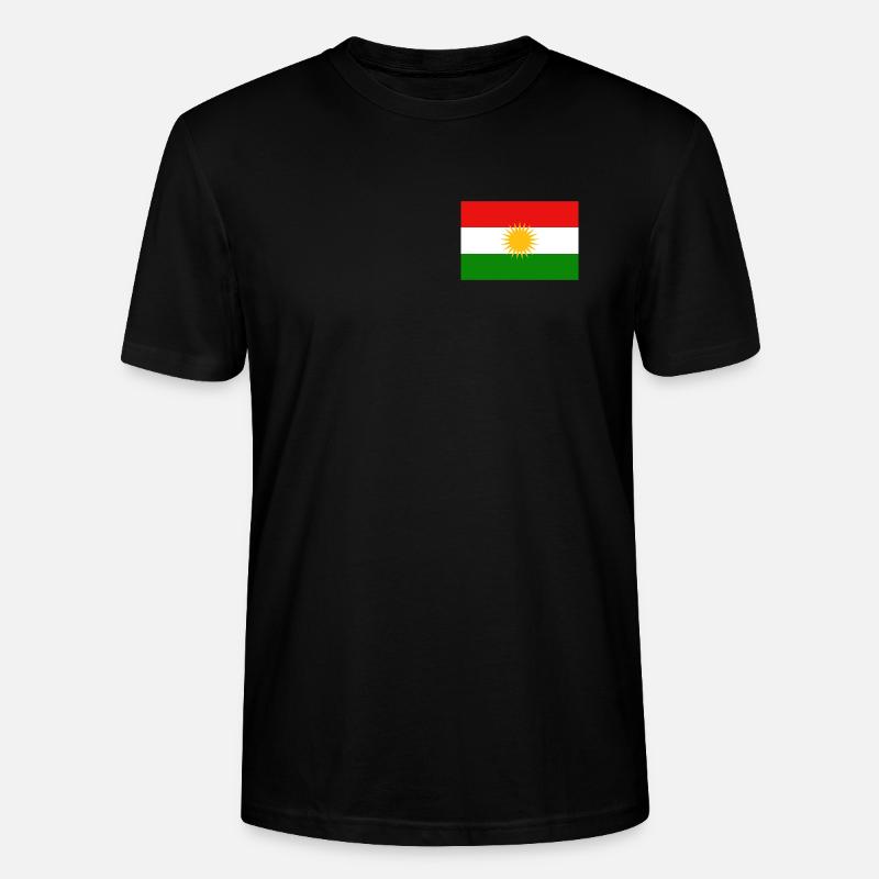 Coffre à drapeau kurde - T-shirt bio CRAFTER Stanley Stella Unisexe - noir