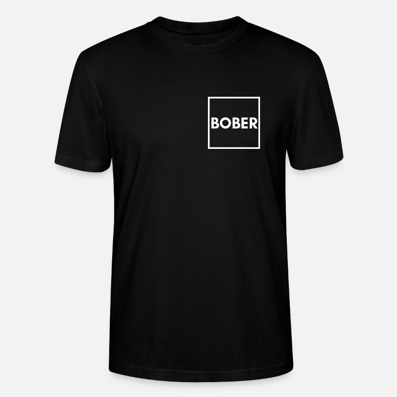 BOBR BOBER - der Bieber - Stanley/Stella Unisex Bio-T-Shirt CRAFTER - Schwarz
