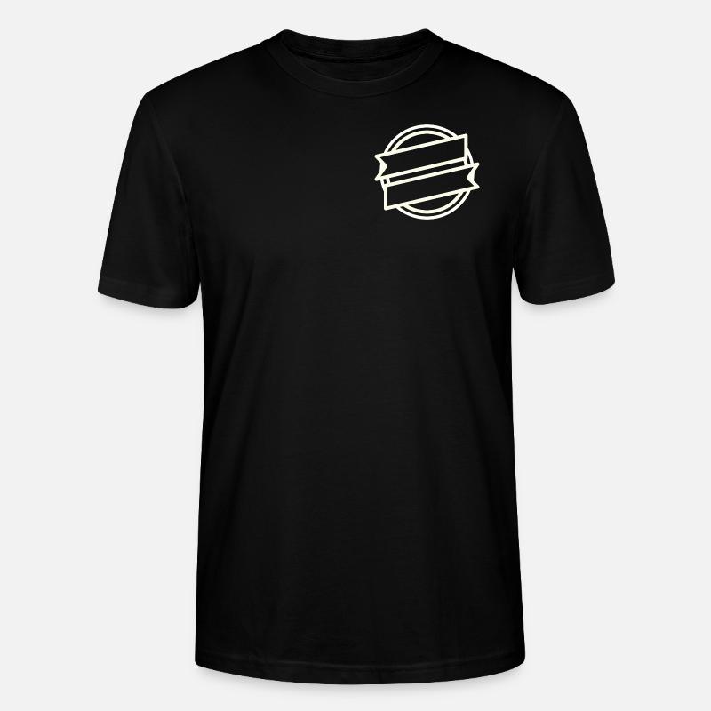 Logo - Kreis Logo - Stanley/Stella Unisex Bio-T-Shirt CRAFTER - Schwarz