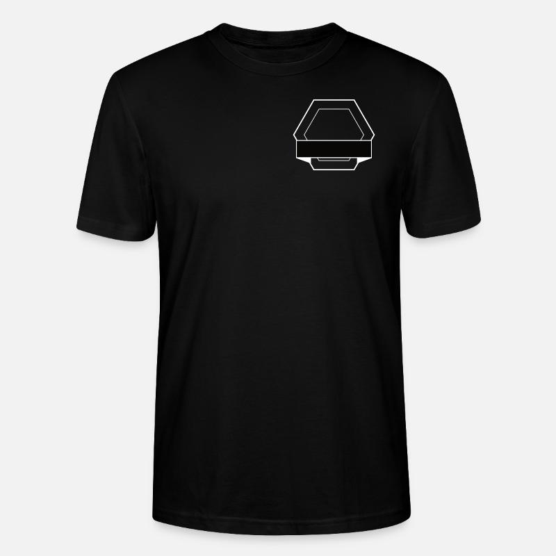 Logo hexagonal - T-shirt bio CRAFTER Stanley Stella Unisexe - noir