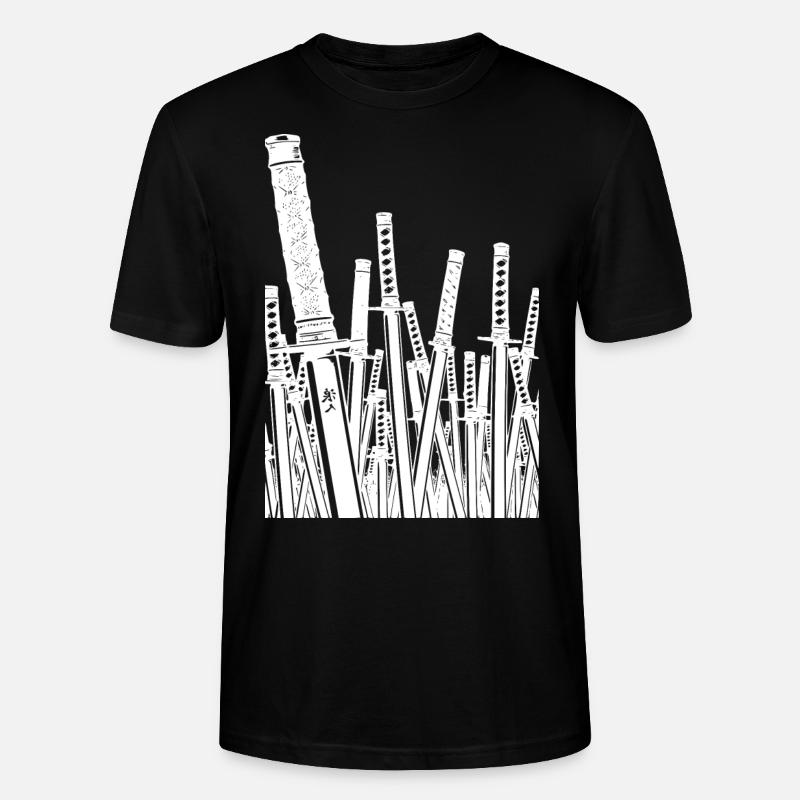 Pour l'honneur - Samurai - T-shirt bio CRAFTER Stanley Stella Unisexe - noir
