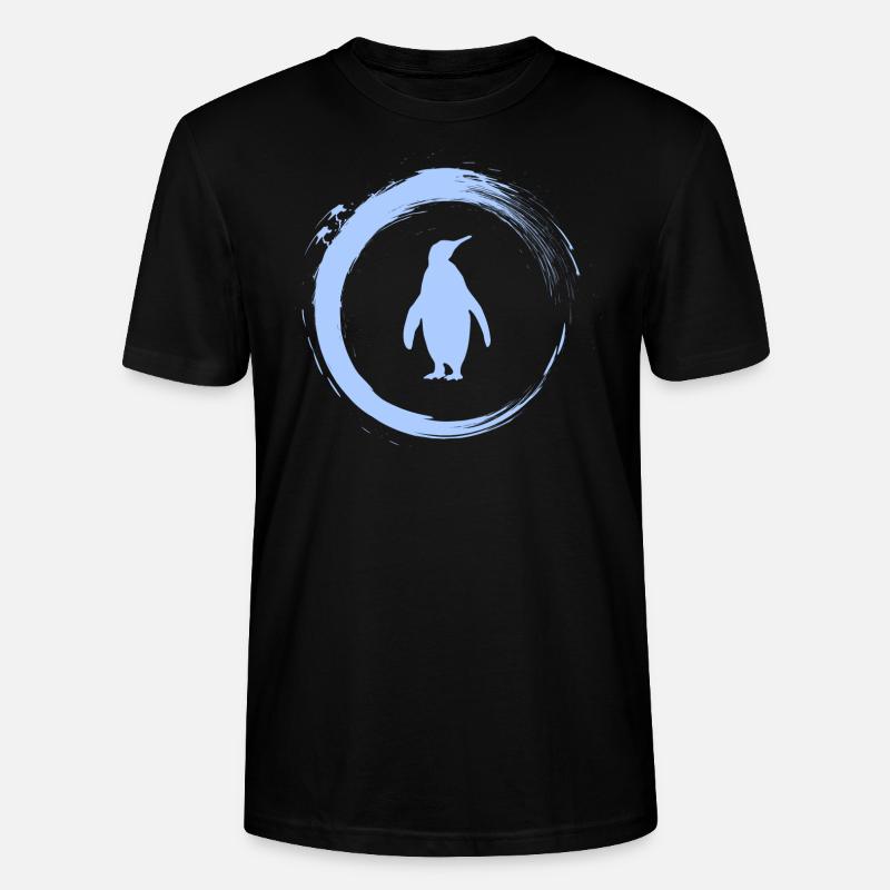Pinguin - Stanley/Stella Unisex Bio-T-Shirt CRAFTER - Schwarz