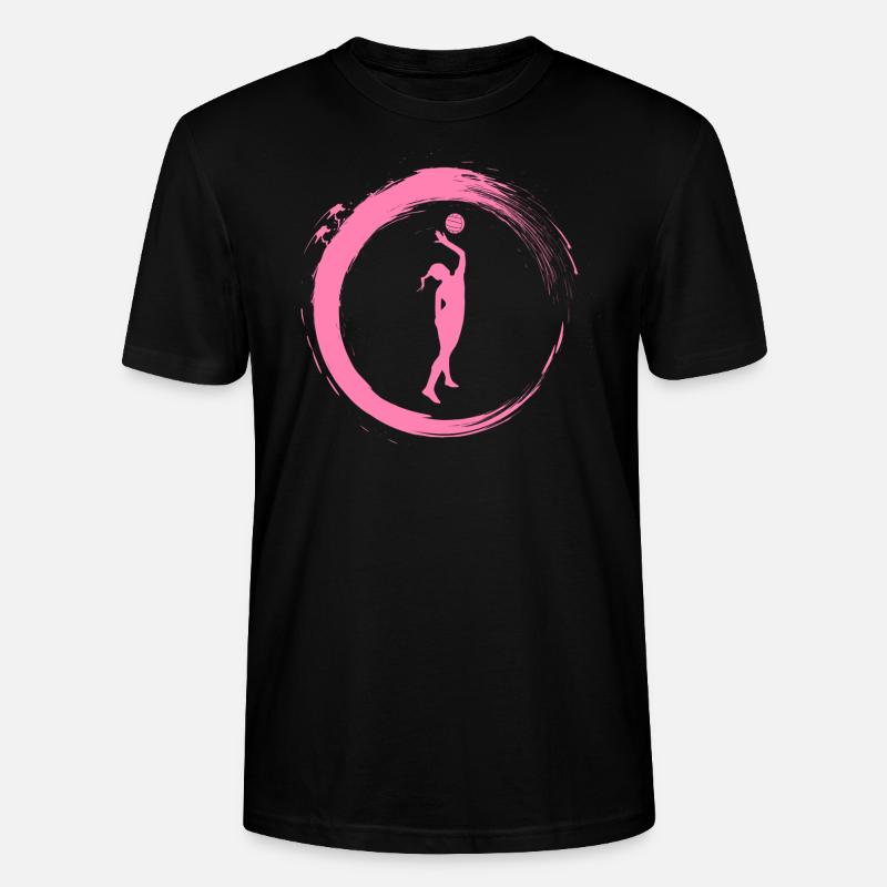 beach volleyball - Stanley/Stella CRAFTER Unisex Organic T-Shirt - black