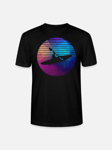 Kayak - T-shirt bio CRAFTER Stanley Stella Unisexe - noir