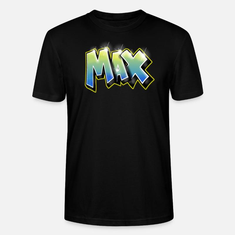 Graffiti max - Stanley/Stella Unisex Bio-T-Shirt CRAFTER - Schwarz