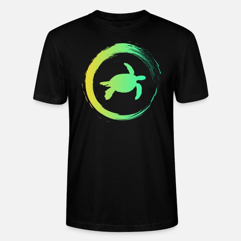 Turtle - Stanley/Stella Unisex Bio-T-Shirt CRAFTER - Schwarz