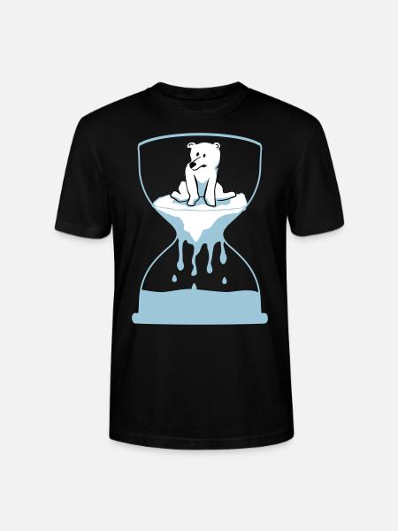 Polar bear - Stanley/Stella CRAFTER Unisex Organic T-Shirt - black