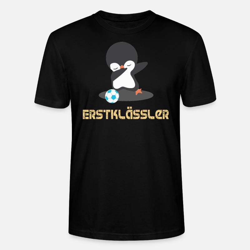 Kindergarten Schule Einschulung Jungs Mädchen - Stanley/Stella Unisex Bio-T-Shirt CRAFTER - Schwarz