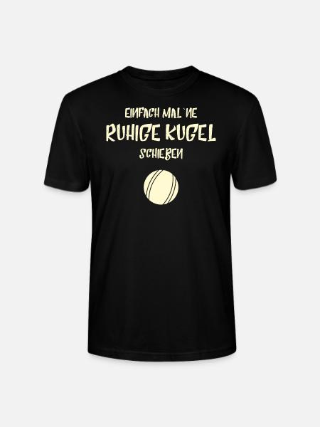 Boule Boccia Petanque - Stanley/Stella Unisex Bio-T-Shirt CRAFTER - Schwarz