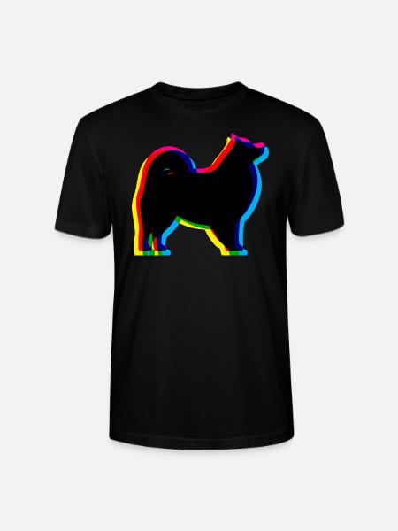 CMYK Samoyed - Stanley/Stella CRAFTER Unisex Organic T-Shirt - black