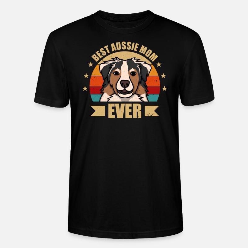 Beste Aussie Mama - Stanley/Stella Unisex Bio-T-Shirt CRAFTER - Schwarz