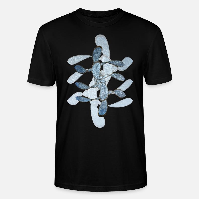 Abstract No. 64 - Stanley/Stella Unisex Bio-T-Shirt CRAFTER - Schwarz