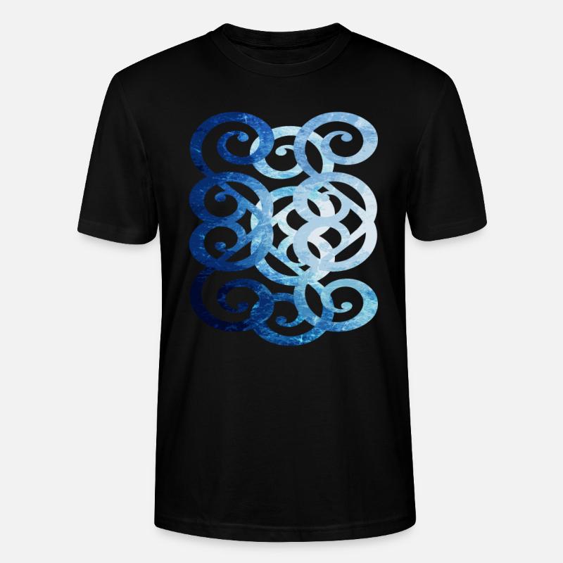 Abstract No. 63 - Stanley/Stella Unisex Bio-T-Shirt CRAFTER - Schwarz