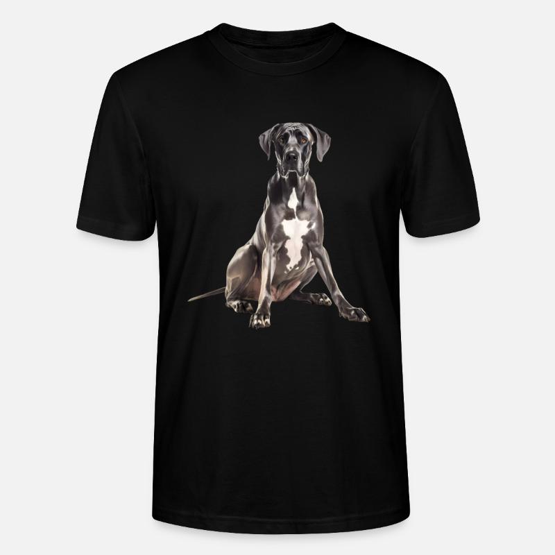 Great Dane - Stanley/Stella Unisex Bio-T-Shirt CRAFTER - Schwarz