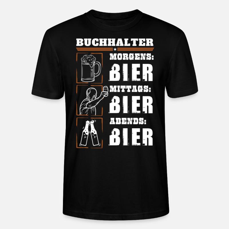 Mon quotidien de comptable - T-shirt bio CRAFTER Stanley Stella Unisexe - noir