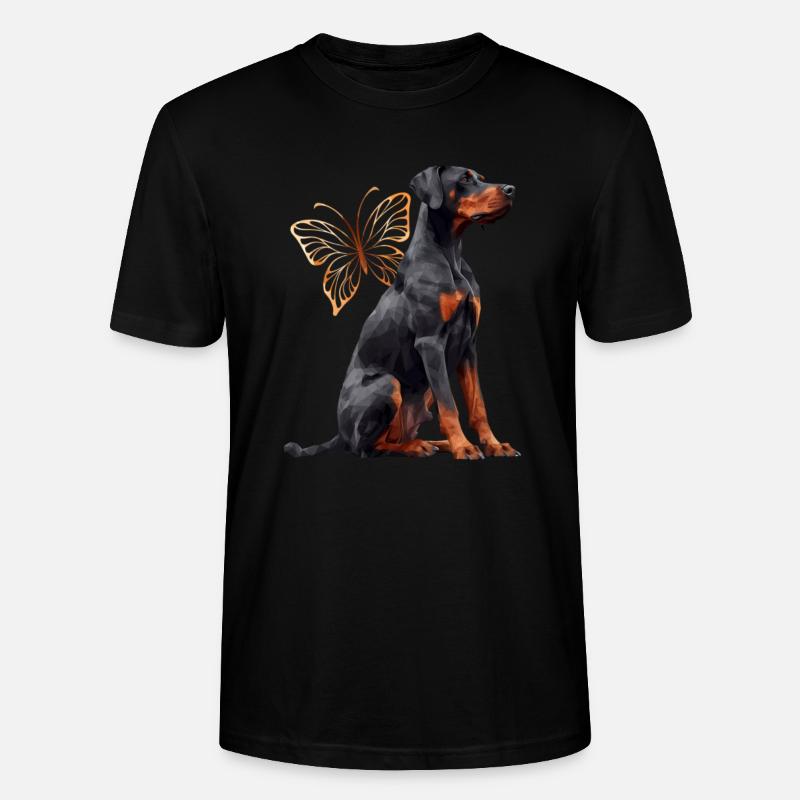 Dobermann - Stanley/Stella Unisex Bio-T-Shirt CRAFTER - Schwarz