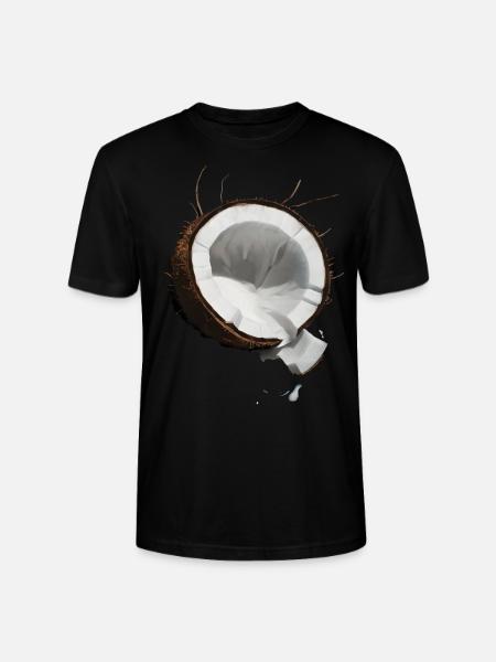 Kokosnuss Frucht - Stanley/Stella Unisex Bio-T-Shirt CRAFTER - Schwarz