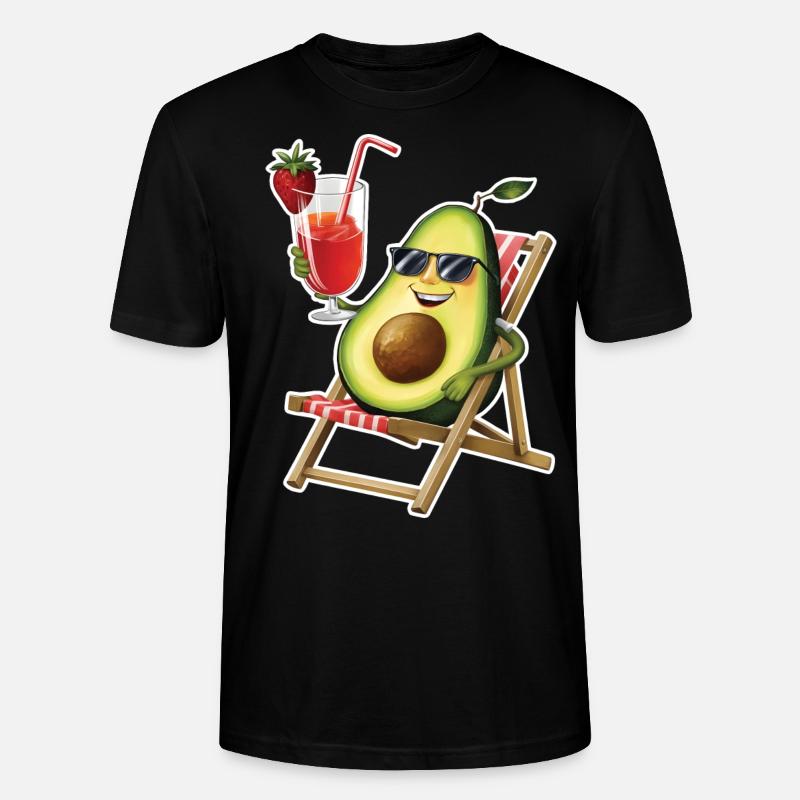Avocado - Stanley/Stella Unisex Bio-T-Shirt CRAFTER - Schwarz