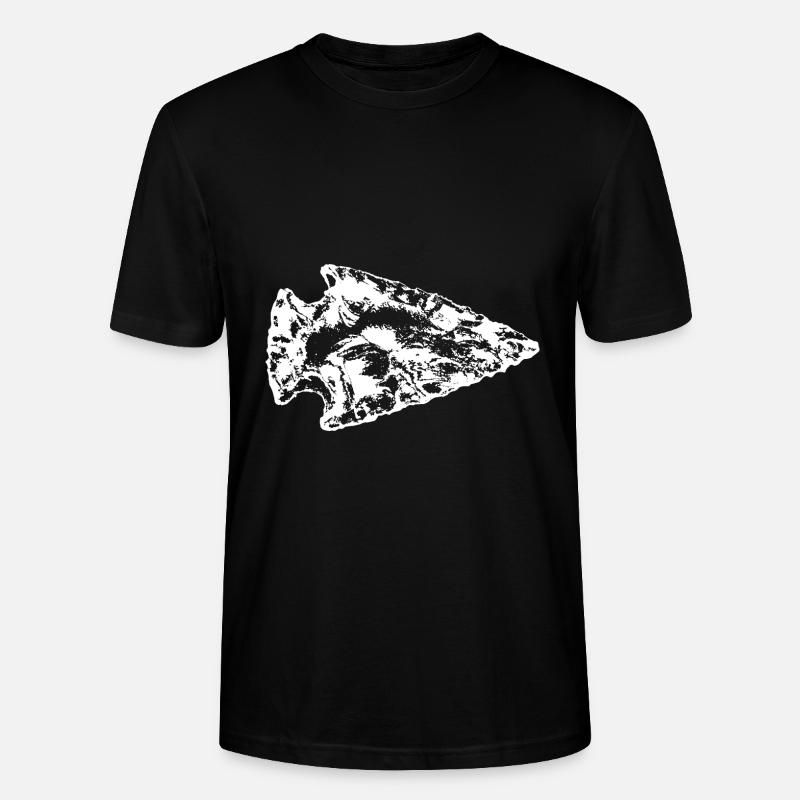 Pointe de flèche - T-shirt bio CRAFTER Stanley Stella Unisexe - noir