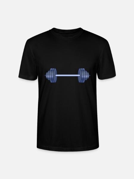 Barbells - Stanley/Stella CRAFTER Unisex Organic T-Shirt - black