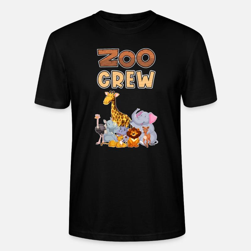 Zoo Crew Zoo Excursion Enfants - T-shirt bio CRAFTER Stanley Stella Unisexe - noir