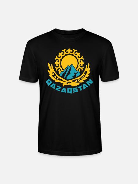 Qazaqstan Cadeau République Kazakhs Kazakh - T-shirt bio CRAFTER Stanley Stella Unisexe - noir