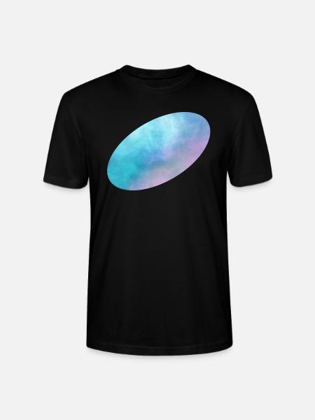 Space Ellipse schräg - Stanley/Stella Unisex Bio-T-Shirt CRAFTER - Schwarz