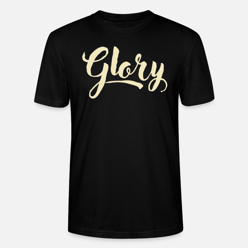 Glory 1 - Stanley/Stella Unisex Bio-T-Shirt CRAFTER - Schwarz