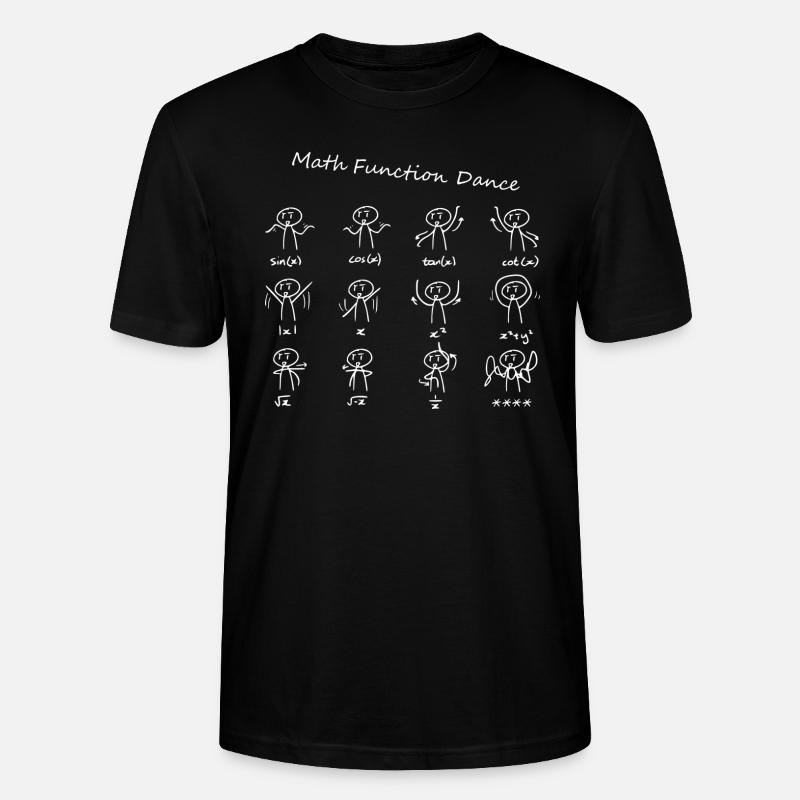 Math Function Dance - T-shirt bio CRAFTER Stanley Stella Unisexe - noir
