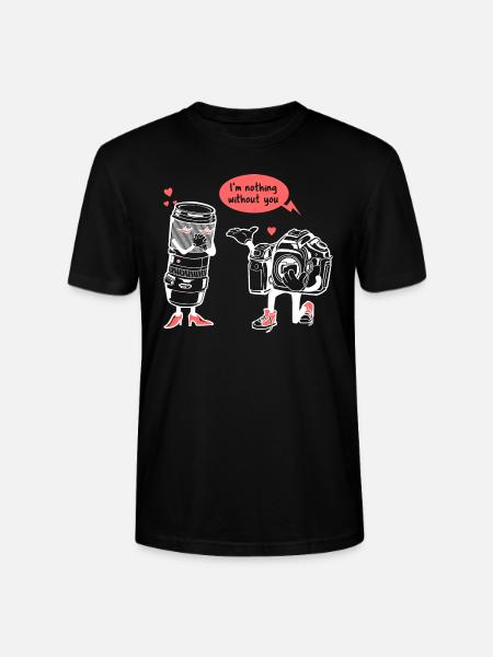 Photographe caméra objectif - T-shirt bio CRAFTER Stanley Stella Unisexe - noir
