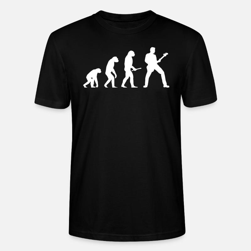 Guitar Evolution - Guitares Guitar Playercuteblacki - T-shirt bio CRAFTER Stanley Stella Unisexe - noir