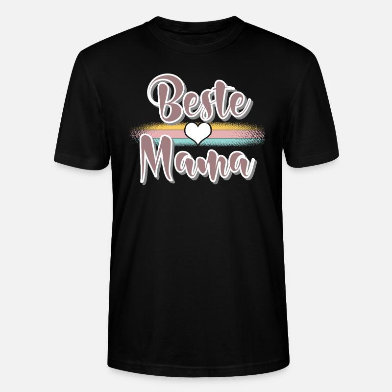 Mama - Stanley/Stella Unisex Bio-T-Shirt CRAFTER - Schwarz