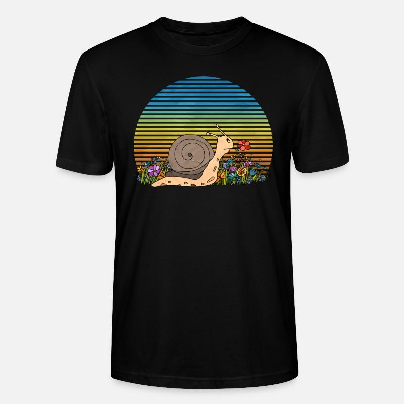 Escargot - T-shirt bio CRAFTER Stanley Stella Unisexe - noir