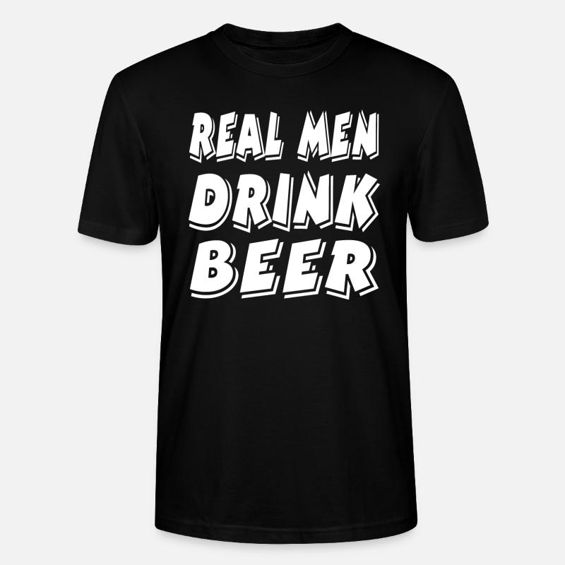 Bier - Stanley/Stella Unisex Bio-T-Shirt CRAFTER - Schwarz