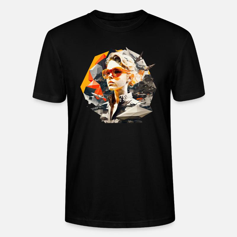 Retro Flash No35 - Stanley/Stella Unisex Bio-T-Shirt CRAFTER - Schwarz