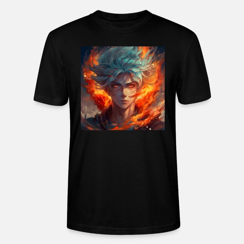 Fire Guy - Stanley/Stella Unisex Bio-T-Shirt CRAFTER - Schwarz