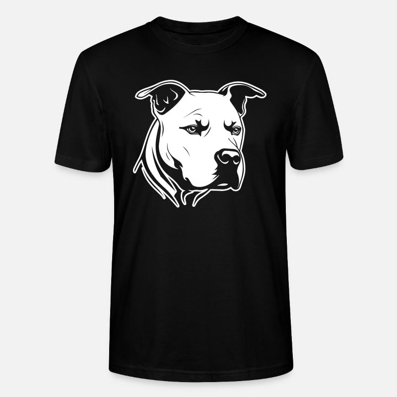 Pitbull - Stanley/Stella Unisex Bio-T-Shirt CRAFTER - Schwarz