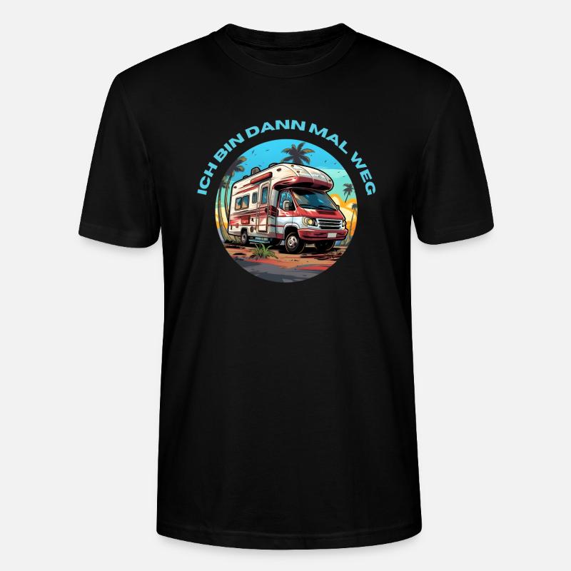 Ich bin dann mal weg - Stanley/Stella Unisex Bio-T-Shirt CRAFTER - Schwarz