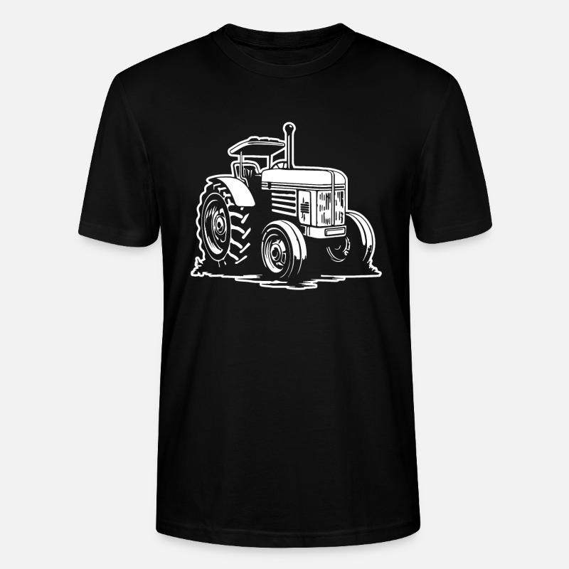 Traktor - Stanley/Stella Unisex Bio-T-Shirt CRAFTER - Schwarz