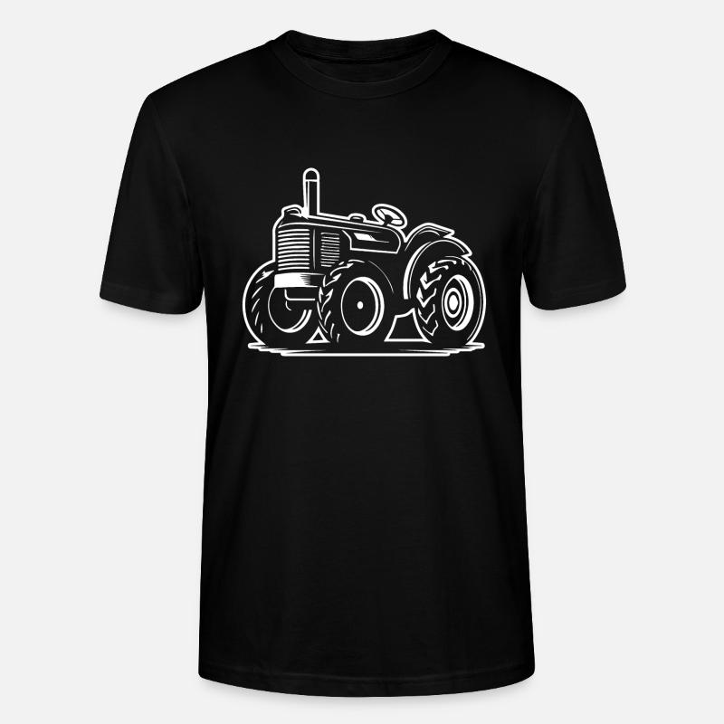 Traktor - Stanley/Stella Unisex Bio-T-Shirt CRAFTER - Schwarz