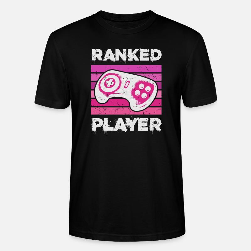Ranked Player - T-shirt bio CRAFTER Stanley Stella Unisexe - noir