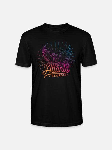 Atlanta Georgia - Stanley/Stella Unisex Bio-T-Shirt CRAFTER - Schwarz