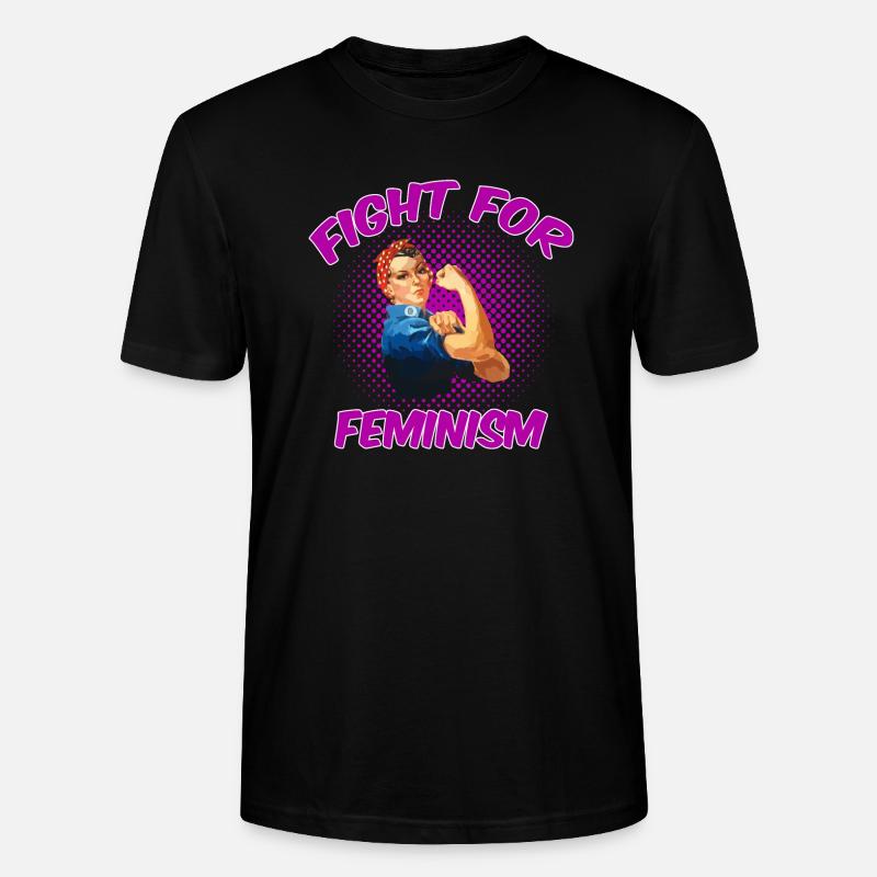 Luttes pour le féminisme - T-shirt bio CRAFTER Stanley Stella Unisexe - noir