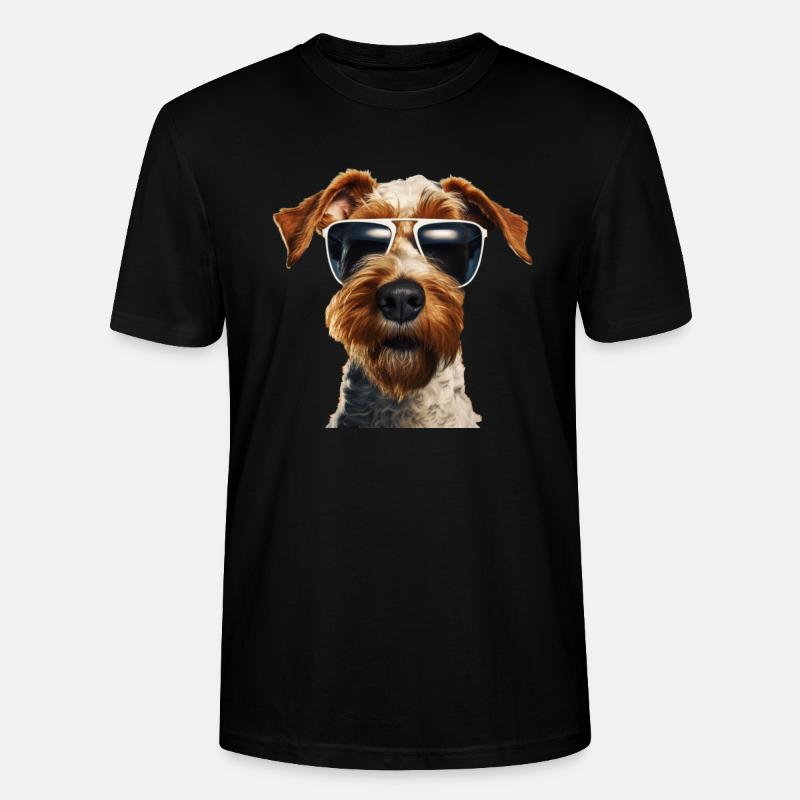 Foxterrier Cool - Foxterrier - Stanley/Stella Unisex Bio-T-Shirt CRAFTER - Schwarz