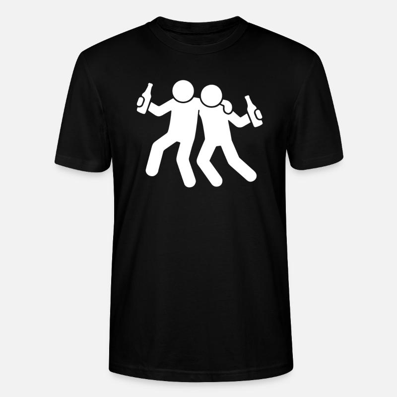Kumpels Feier Design - Stanley/Stella Unisex Bio-T-Shirt CRAFTER - Schwarz