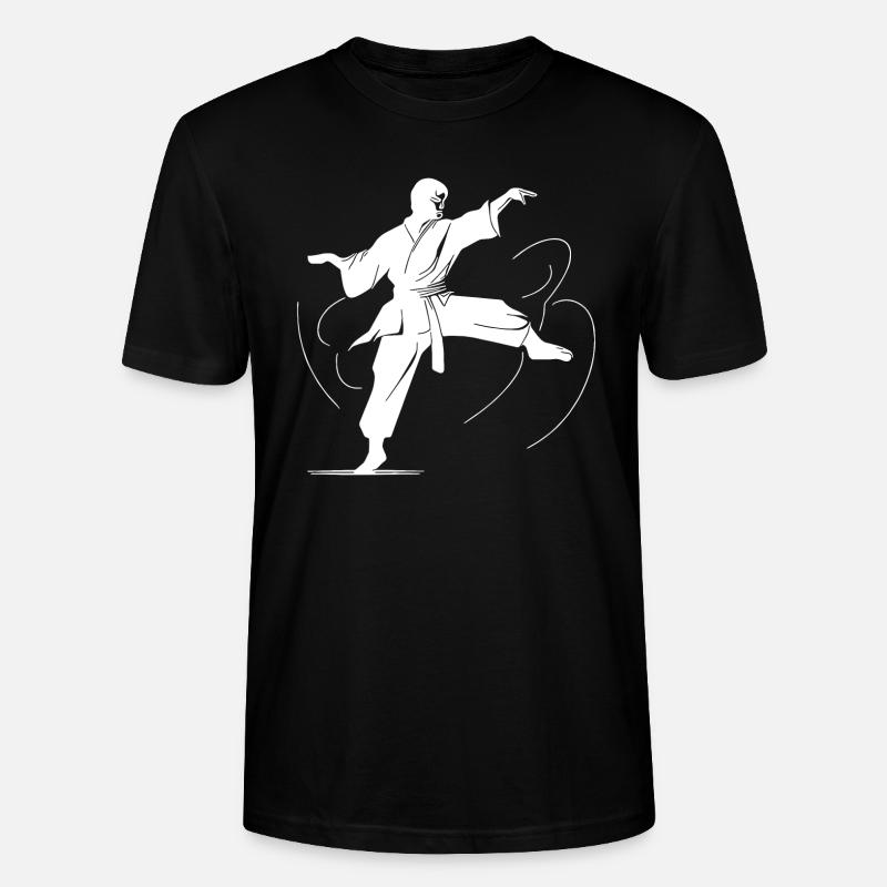 Compétition d’arts martiaux de karaté - T-shirt bio CRAFTER Stanley Stella Unisexe - noir