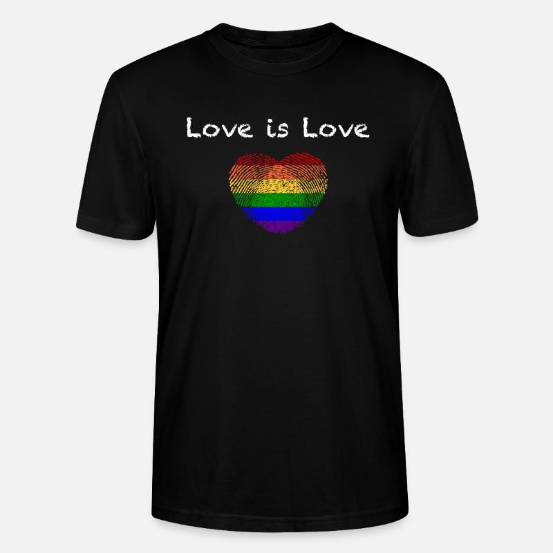 Loveislove1 2 - Stanley/Stella Unisex Bio-T-Shirt CRAFTER - Schwarz