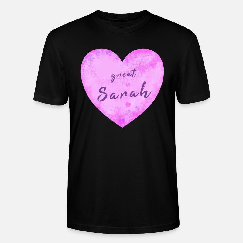 Sarah - Stanley/Stella Unisex Bio-T-Shirt CRAFTER - Schwarz