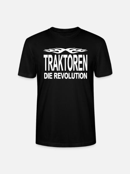 Traktor - Stanley/Stella Unisex Bio-T-Shirt CRAFTER - Schwarz