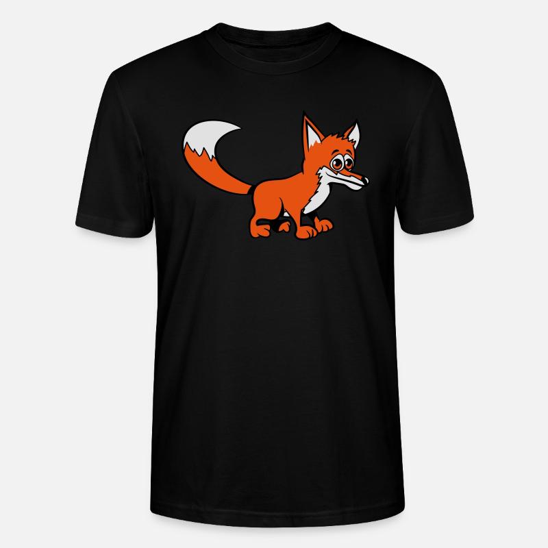 Fuchs süss - Stanley/Stella Unisex Bio-T-Shirt CRAFTER - Schwarz